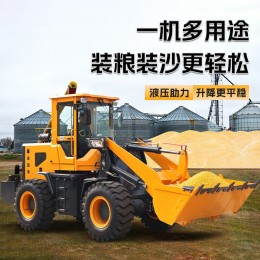 装载机四驱铲车运输工程小型全新柴油推土抓木工地抓草机